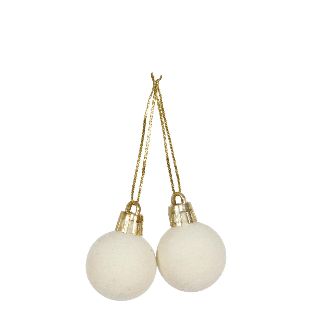 Piovaccari Set de 8 Campanillas Navideñas Blancas Ø3 cm – Campanitas Decorativas para Árbol de Navidad, Guirnaldas, Adornos y Manualidades