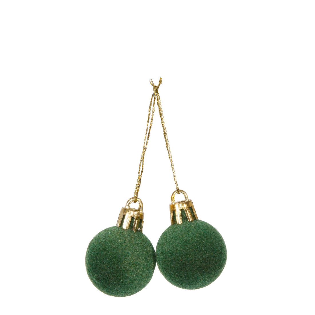 Piovaccari Set de 12 Campanillas Navideñas Verde Oscuro Ø2 cm – Campanitas Decorativas para Árbol de Navidad, Guirnaldas, Adornos y Manualidades