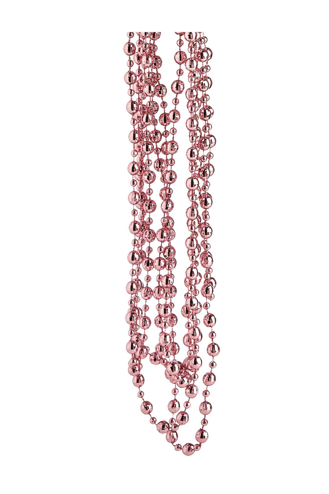 ARPIMEX Collar Navidad Perlas Plástico D 8 Mm 2,7 Mt Rosa