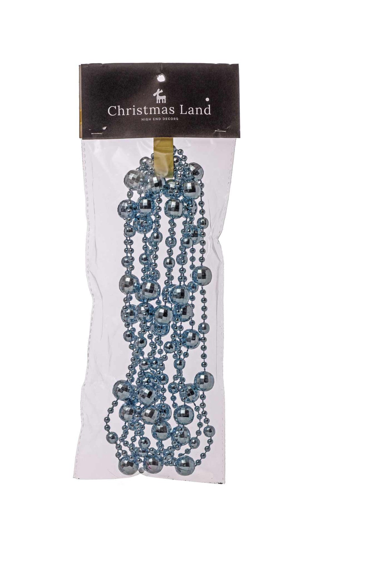 Collar ARPIMEX Navidad Perlas Plástico D 14 Mm 2,7 Mt Azul