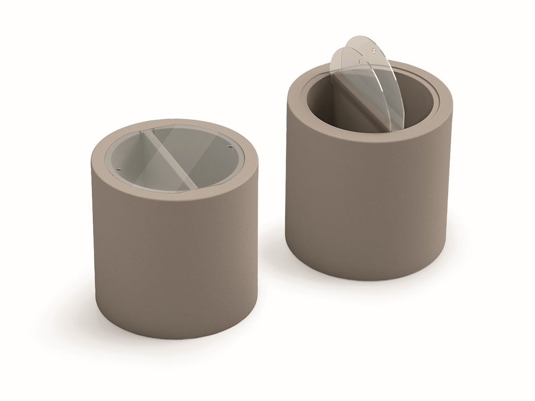 Veca S.p.a. Tavolo Blok Party Cilindrico D 55 Cm Ambra
