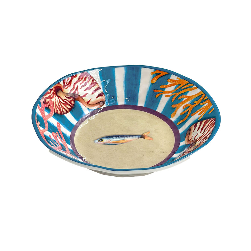ROSE & TULIPANI Litoral Juego 2 Platos Hondos D 21 Cm Coral Alice Melamina