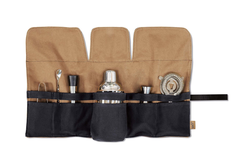 WD LifeStyle Set Cocktail Professionale 9 Pz Acciaio Inox con Astuccio