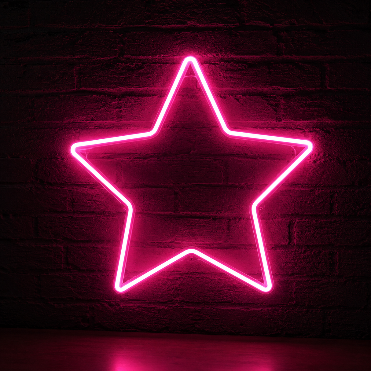 EDG Enzo De Gasperi NeonLed Estrella de Navidad Doble Cara D 60 Cm 240 Led Rosa
