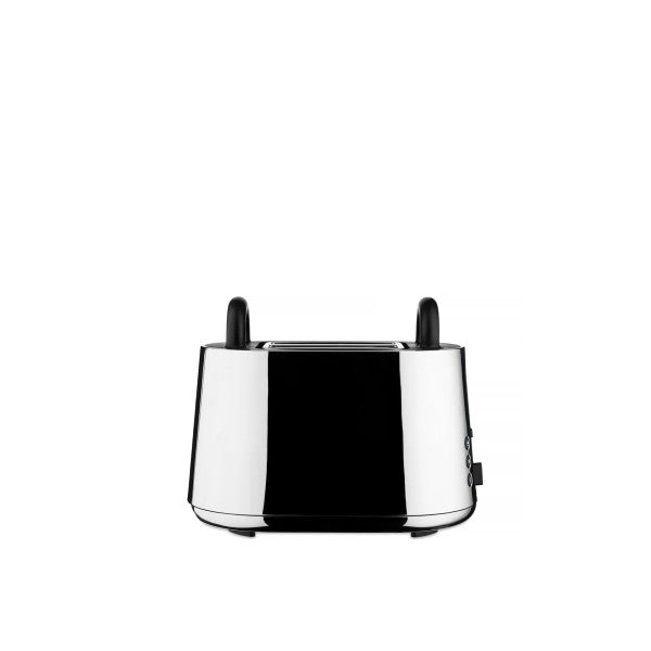 Tostador Alessi Toru Negro en Acero Inoxidable y Resina Termoplástica