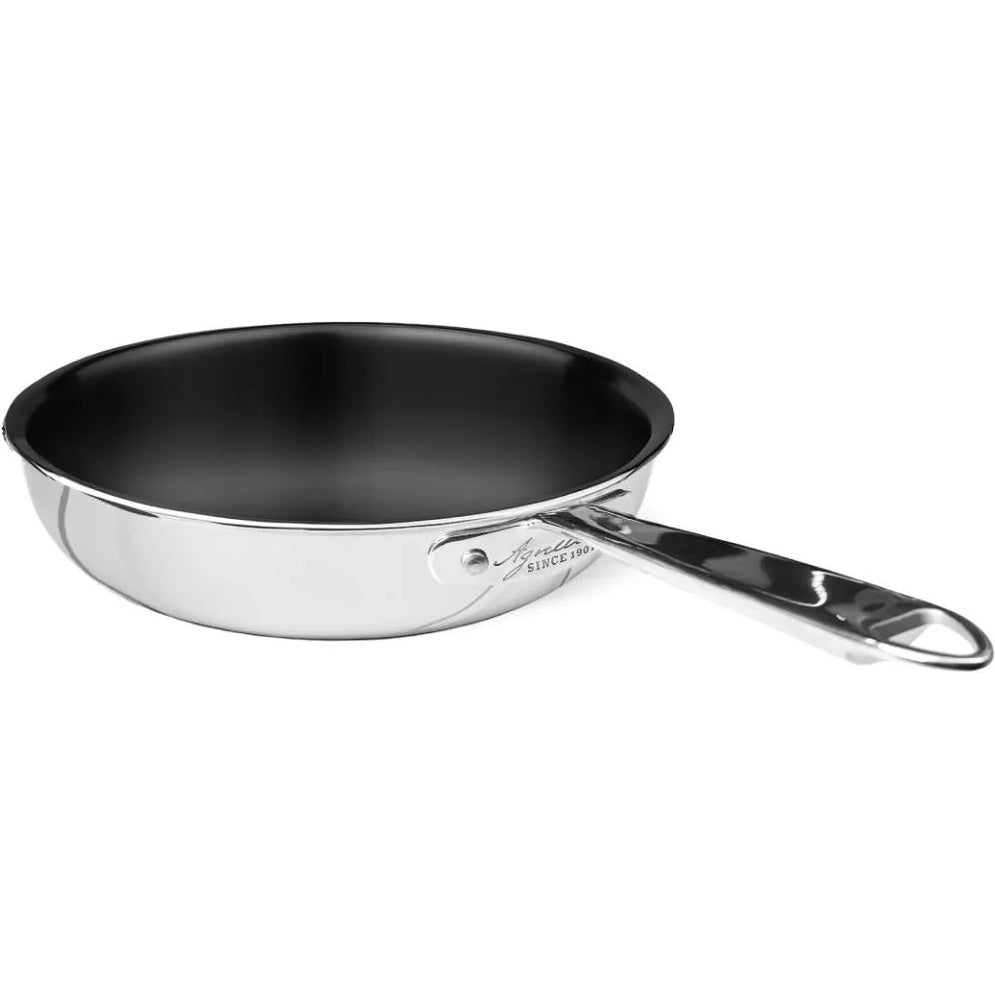 AGNELLI Sartén Svasada Alta Alu-Inox 2Ply Antiadherente con 1 Mango D 28 Cm