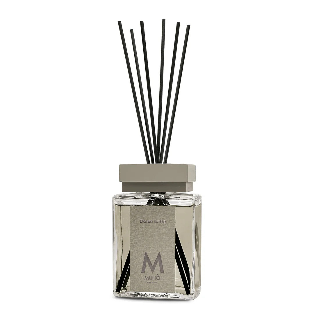 Muhà Luxe Perfume Difusor Ambiente con Bastoncillos Dulce Leche 200 Ml