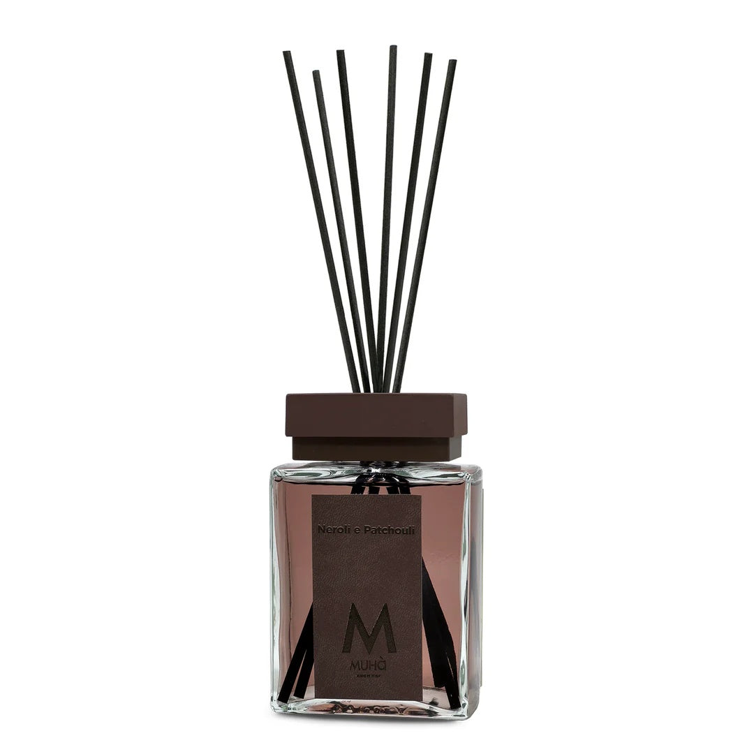 Muhà Luxe Difusor de Aroma Perfume con Varillas Neroli y Pachulí 200 Ml