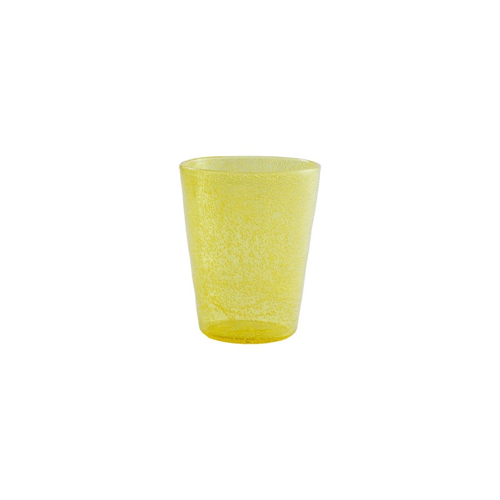 Zani Serafino Memento Synth Vaso de Agua Amarillo en Metacrilato