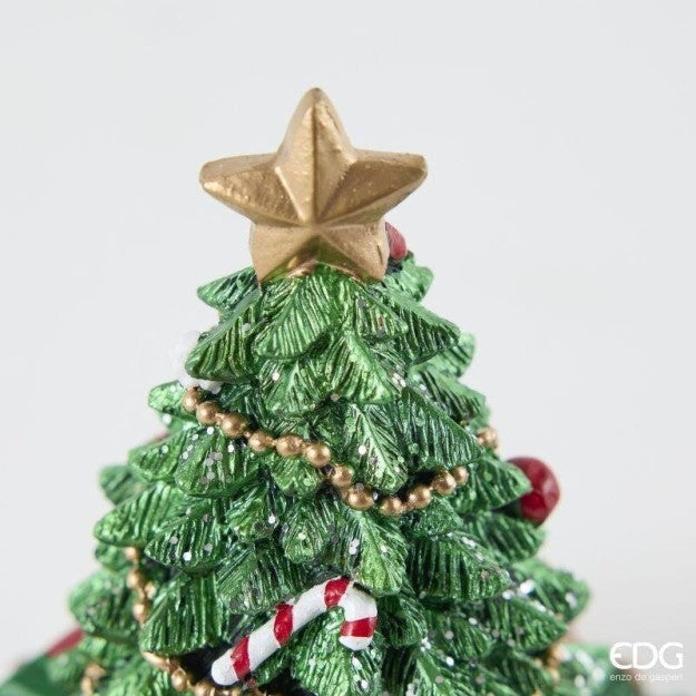 EDG Enzo De Gasperi Carillón Trenino Pino H16 Navidad Green Red