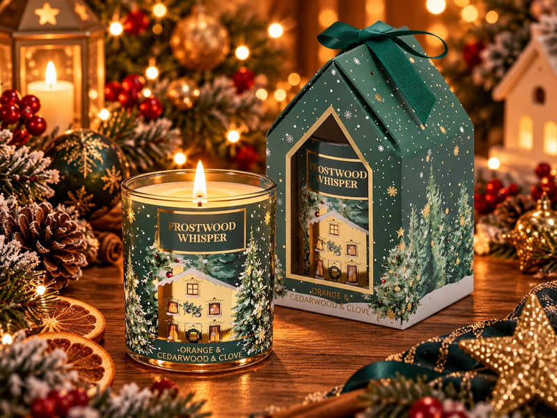 EDG Enzo De Gasperi Vela Noel Perfumada al Cardamomo H8 Ø7 cm – Vela Navideña