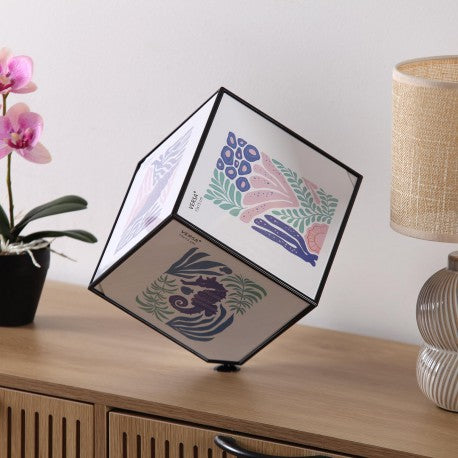 Cubo Foto Negro Juno 15x15 Versa