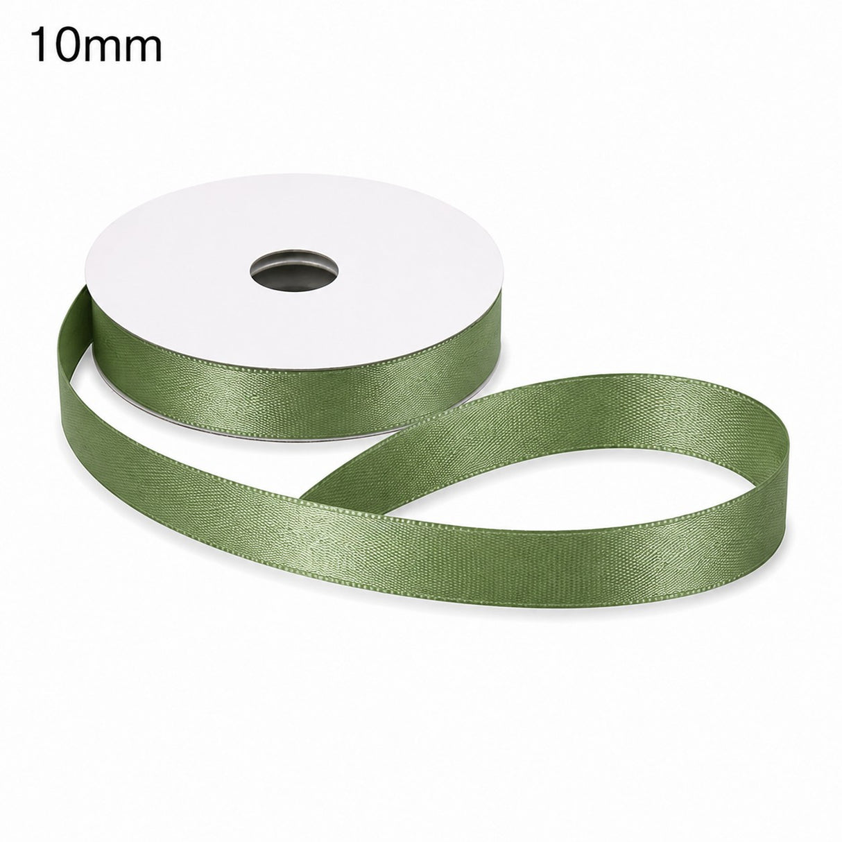 Cinta Doble Satén ETM Color Verde Salvia 10 mm x 50 m