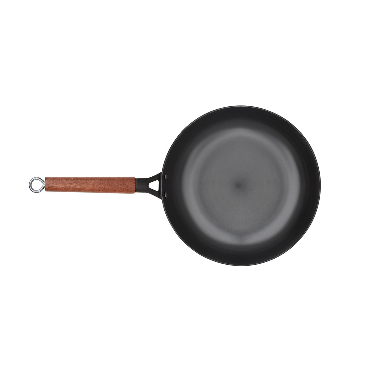 Sartén Zani Serafino 5 Padel de Hierro cm 28 Mango de Madera
