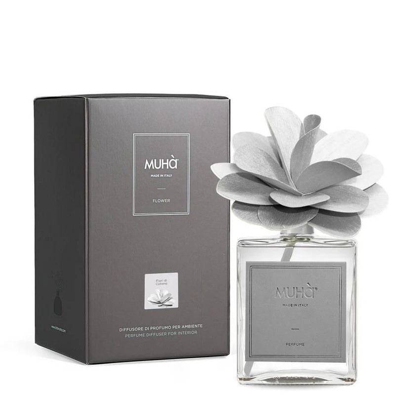 Muhà Difusor Aroma Flower Camelia Flores de Algodón 500 Ml