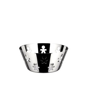 alessi alessi cestino traforato girotondo in acciaio d 205 cm cestino design moderno per tavola ean 8003299921737