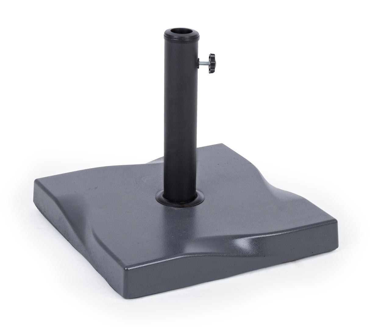 bizzotto bizzotto base ombrellone quadrata salonicco 415 x 415 cm h 37 cm 20 kg antracite ean 8051836270916