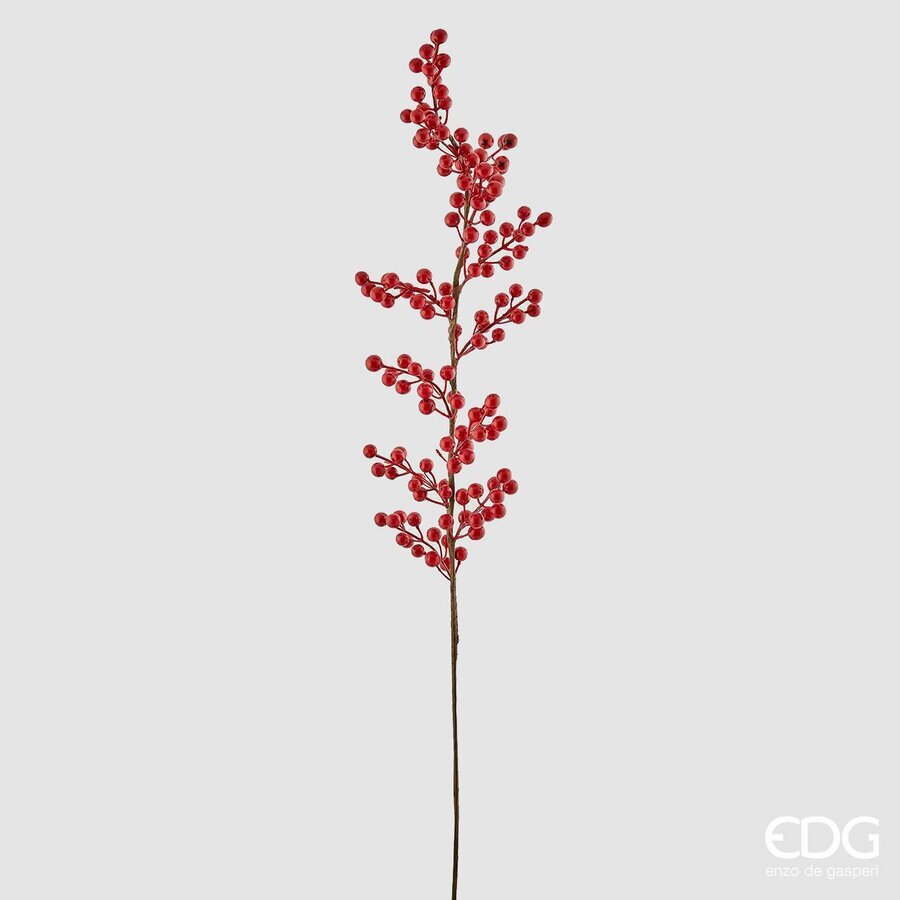 edg enzo de gasperi edg enzo de gasperi bacche ramo natalizio h 100 cm rosso ean 8056372823824