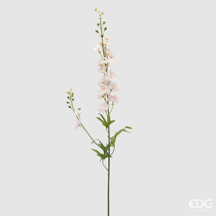 edg enzo de gasperi edg enzo de gasperi speronella con bocciolo h 80 cm pianta artificiale colore pesca ean 8059824379917