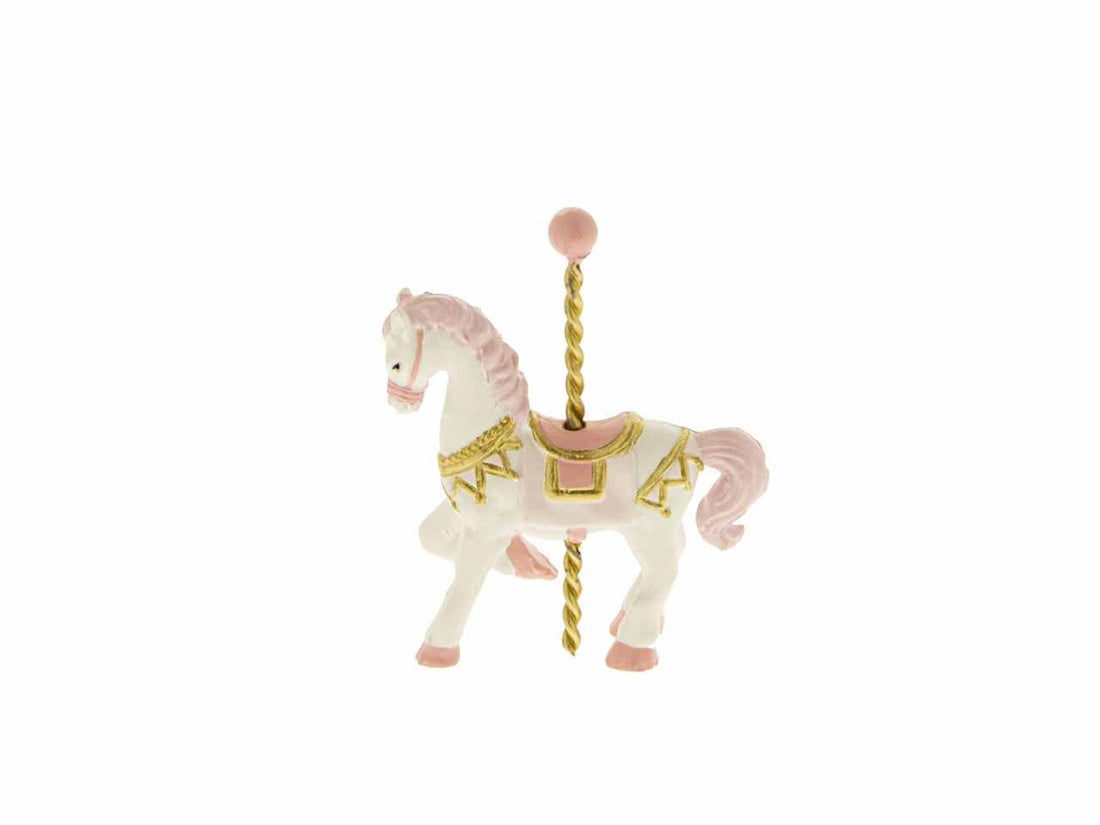 Etm Carrusel Caballito Rosa H. 7 cm