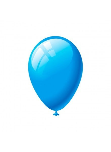 givi italia 16 palloncini colori celeste 28 cm