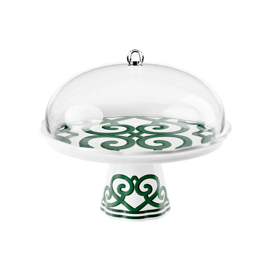 guzzini guzzini alzata con campana natalizia harmonia melamina d 304 cm h 277 cm table decor bianco verde ean 8008392412748