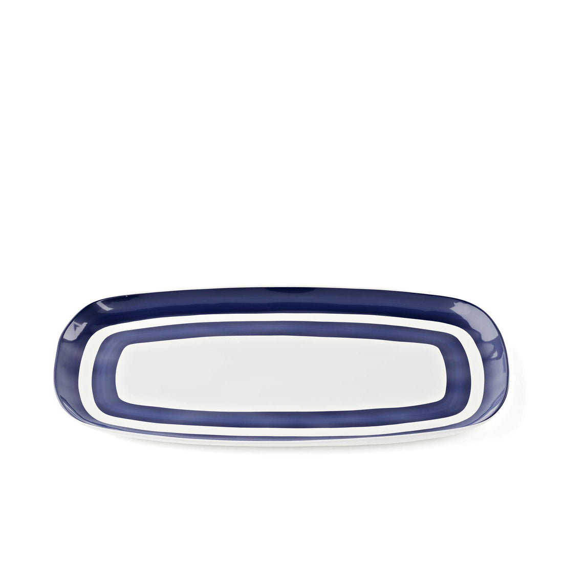 guzzini guzzini vassoio l riviera melamina 43 x 235 cm bianco blu ean 8008392399124