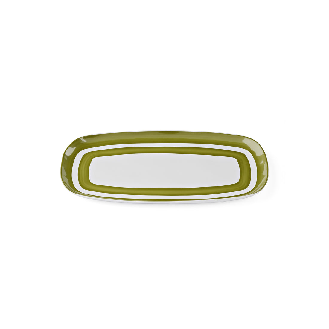 guzzini guzzini vassoio l riviera melamina 43 x 235 cm bianco verde ean 8008392427094