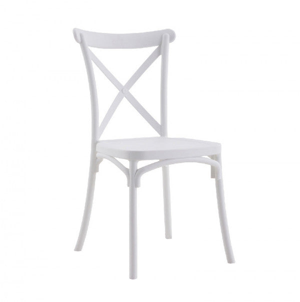 larcolaio larcolaio sedia cross campagnola bianco polipropilene resistente ean 8004944750412