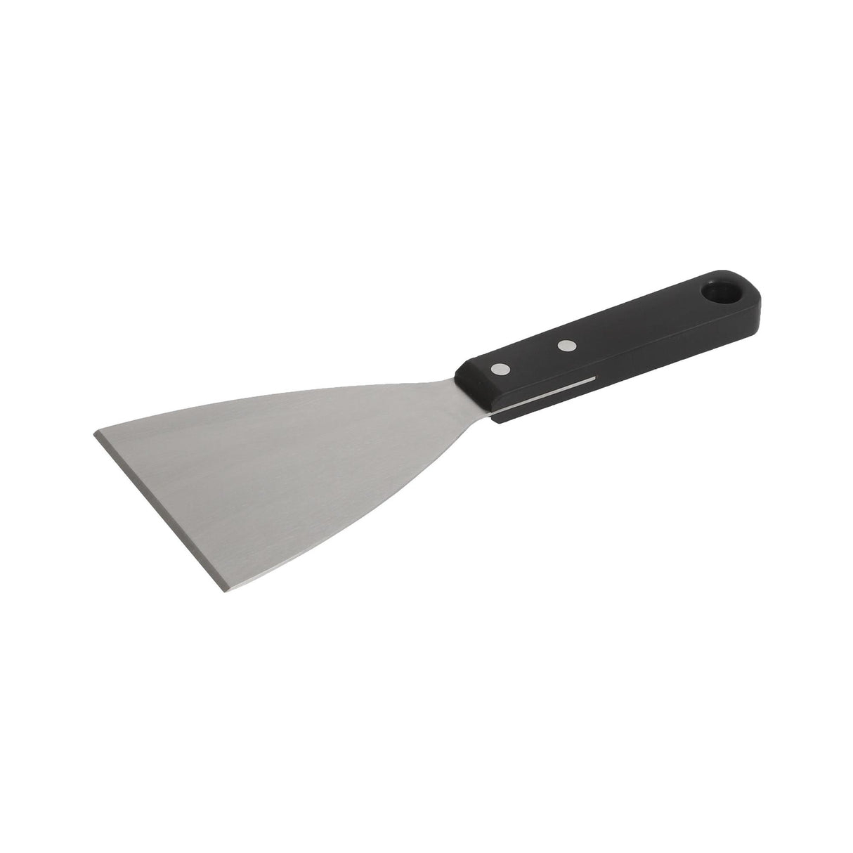 le marquier le marquier spatola triangolare in acciaio inox spatola diritta professionale per cucina e plancha ean 3339380170698