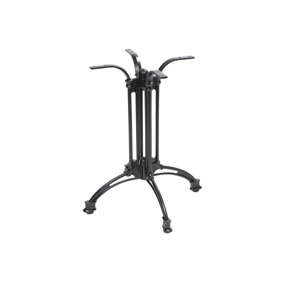 moia greenwood moia greenwood basamento tavolo 4 razze zavorrato 6 kg base in ghisa nero con tubo centrale per tavoli ean 8013054199219