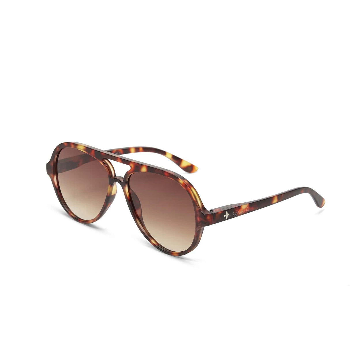 okkia okkia occhiale da sole premontato a forma di goccia mod alessio classic havana ean 8055773193710
