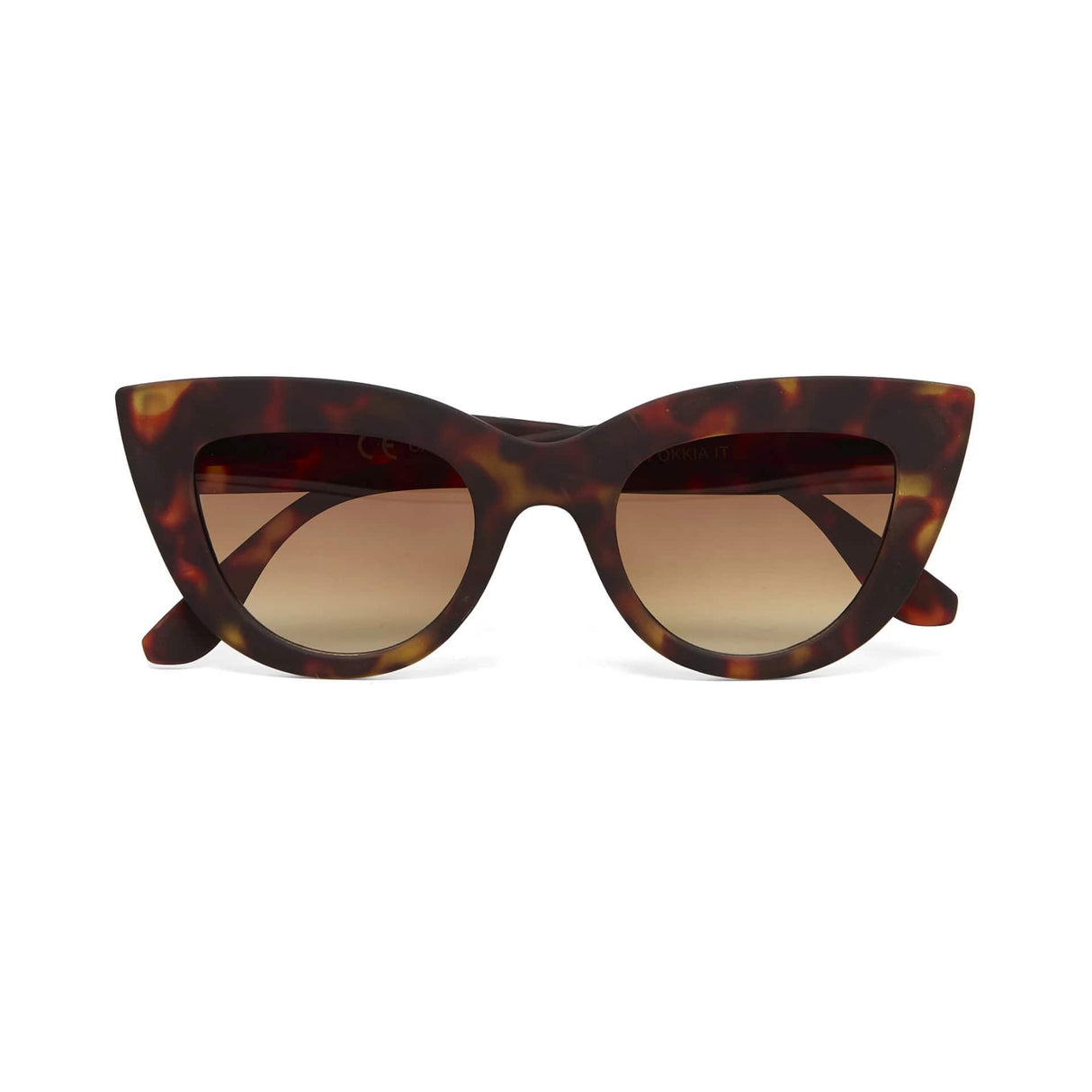 okkia okkia occhiale da sole premontato gatto big frame mod claudia classic havana ean 8056211371448
