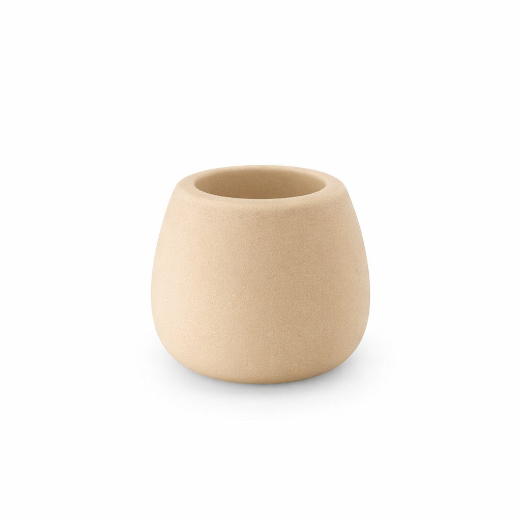 plust plust vaso boom h 40 cm 31 x 26 x 51 cm colore pietra