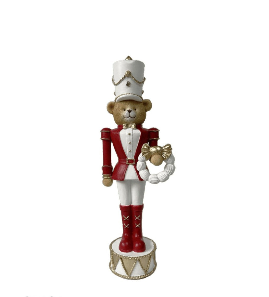 preziosa home preziosa home orso decorativo natale schiaccianoci 12 x 8 x 34 cm poliresina ean 8050264185953