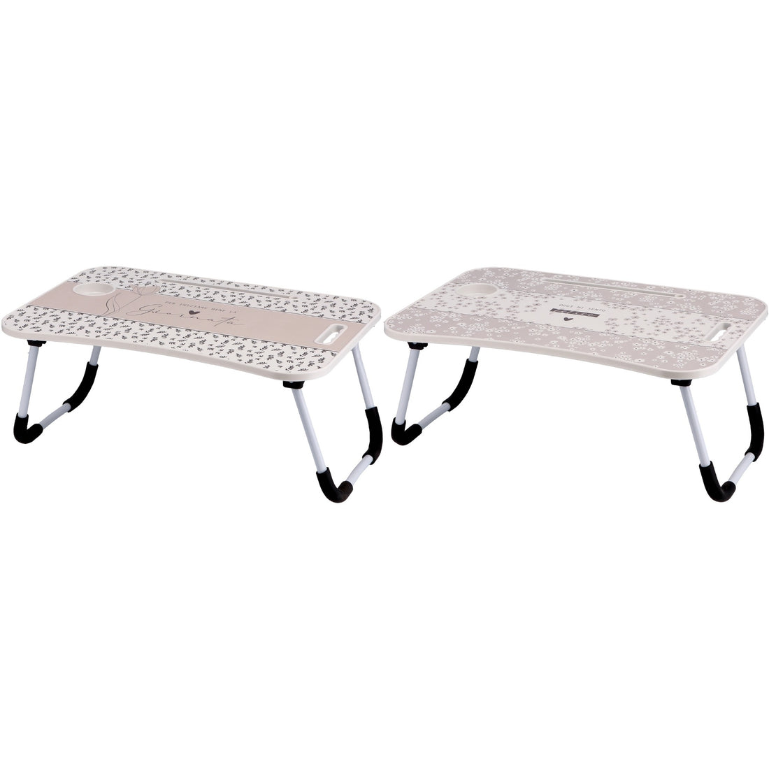 regalo italiano regalo italiano tavolino pieghevole con porta tablet mdf e ferro 60 x 40 cm h 26 cm colazione letto e divano 1 pz ean 8057586091160