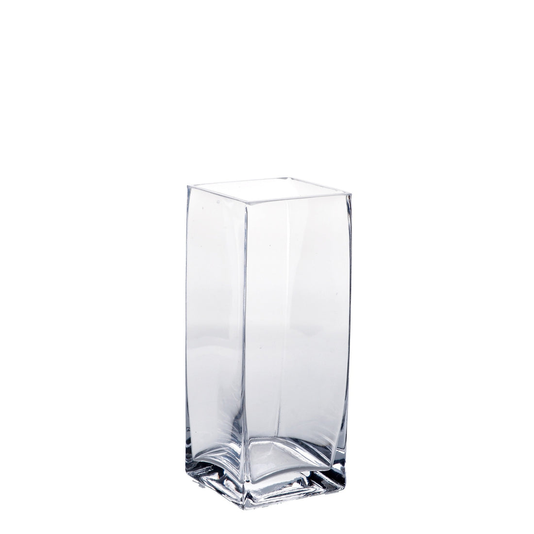 regalo italiano regalo italiano vaso in vetro rettangolare 8 x 8 cm h 20 cm vaso alto per fiori e arredo ean 8021785797758