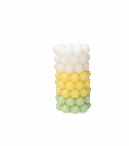 tognana tognana candela cilindro lux bubble h 15 cm verde ean 8056444412291