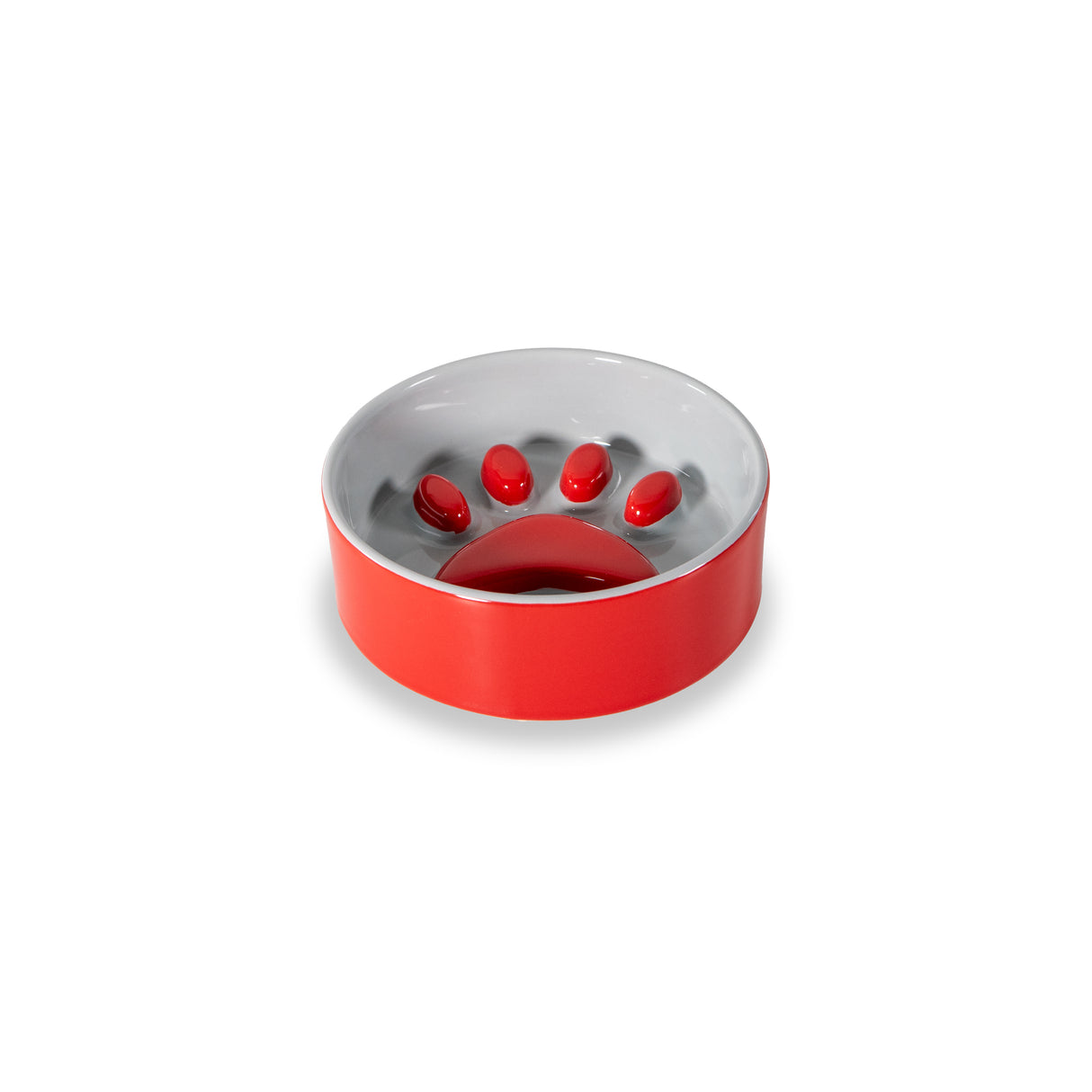 wd lifestyle wd lifestyle ciotola zampa cat d 12 cm rosso grigio ean 8055035683065