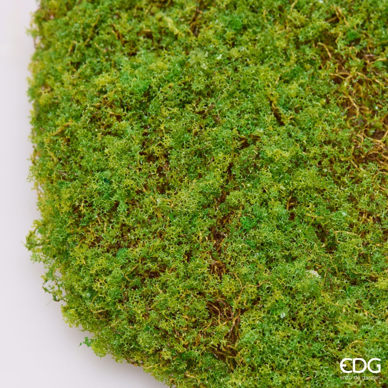 edg enzo de gasperi edg enzo de gasperi muschio zolla artificiale h 5 cm d 30 cm verde ean 8059824617224