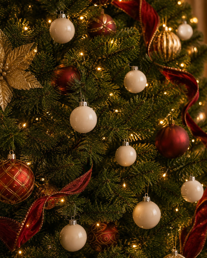 edg enzo de gasperi edg enzo de gasperi set 50 palline di natale in vetro 2 cm bianche addobbi per albero di natale ean 8059824724489