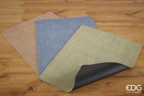 edg enzo de gasperi edg enzo de gasperi tovaglietta bicolore rettangolare 46 x 35 cm light blue ean 8059824513069