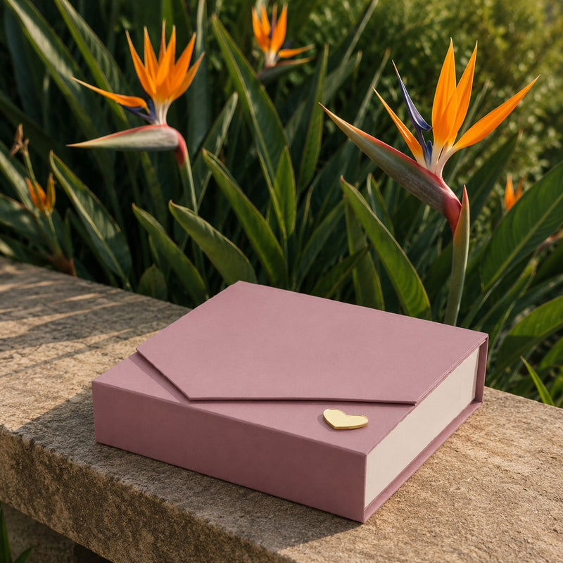 larcolaio larcolaio scatola liscia portaconfetti 13 x 13 x 4 cm bomboniera malva 1 pz ean 8059558630124