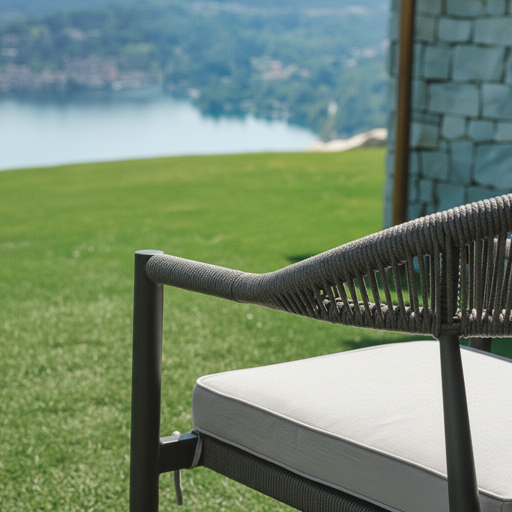 moia greenwood moia greenwood set milano in alluminio antracite e wicker grigio salotto giardino con 2 poltrone divano 2 posti e tavolino ean 8013054832680