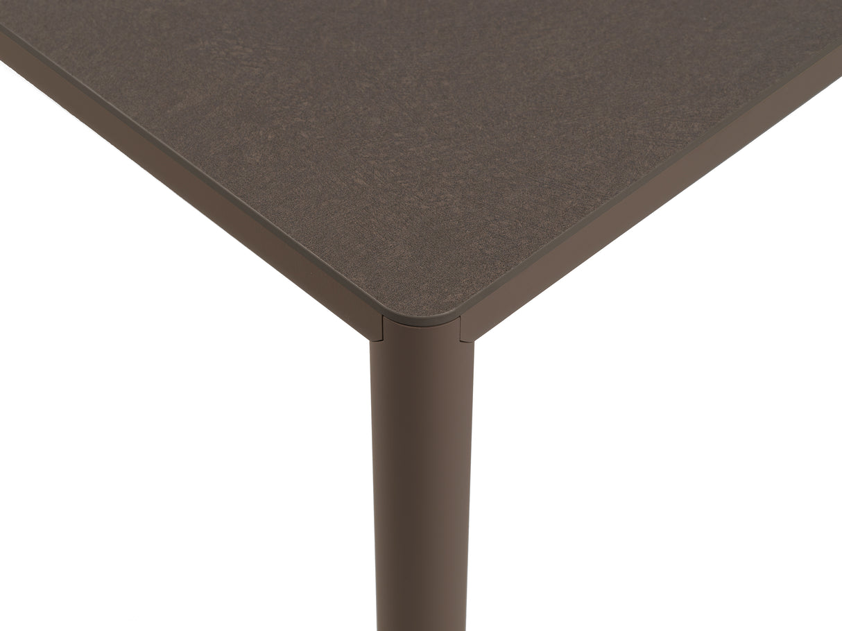 nardi nardi piave 140 x 80 tavolo rettangolare verniciato tabacco lamin materia tabacco ean 8010352555068