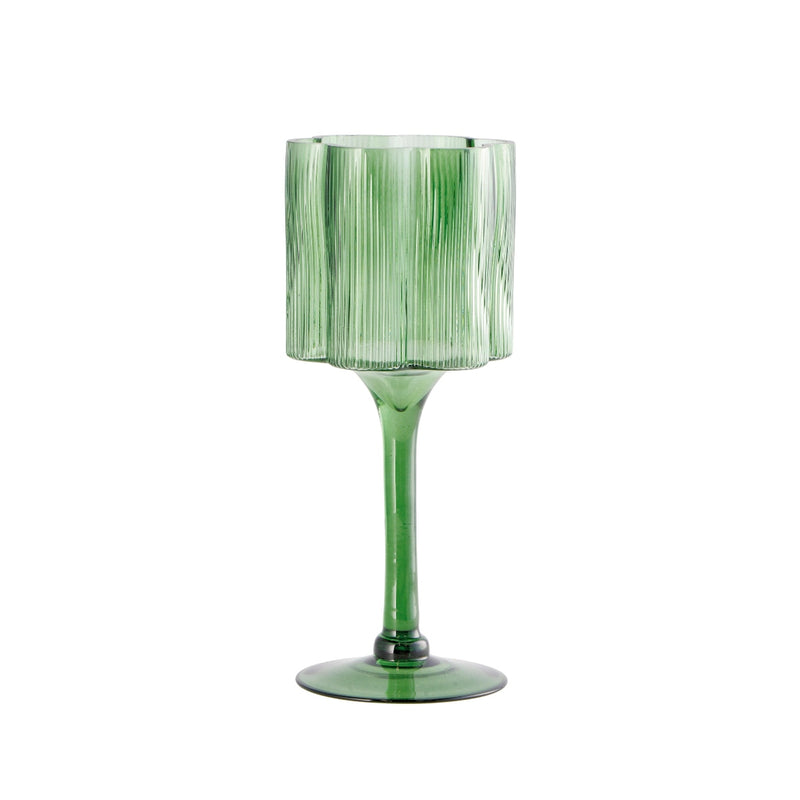 regalo italiano regalo italiano portacandela fiore d 11 cm h 25 cm ass vetro 1 pz ean 8057586170919