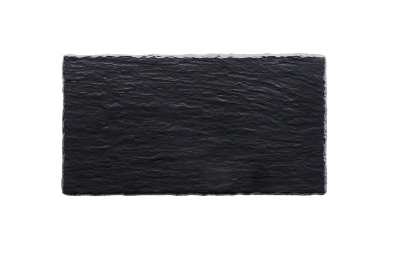regalo italiano regalo italiano vassoio rettangolare asher melamina 33 x 18 cm nero ean 8057586111455