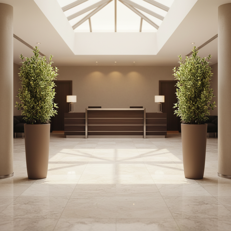 Hotel lobby simmetrico