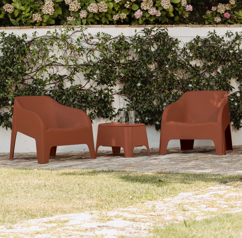 toomax toomax petra tavolino con contenitore e coperchio rimovibile terracotta tavolino da esterno resistente ai raggi uv ean 8009371118347