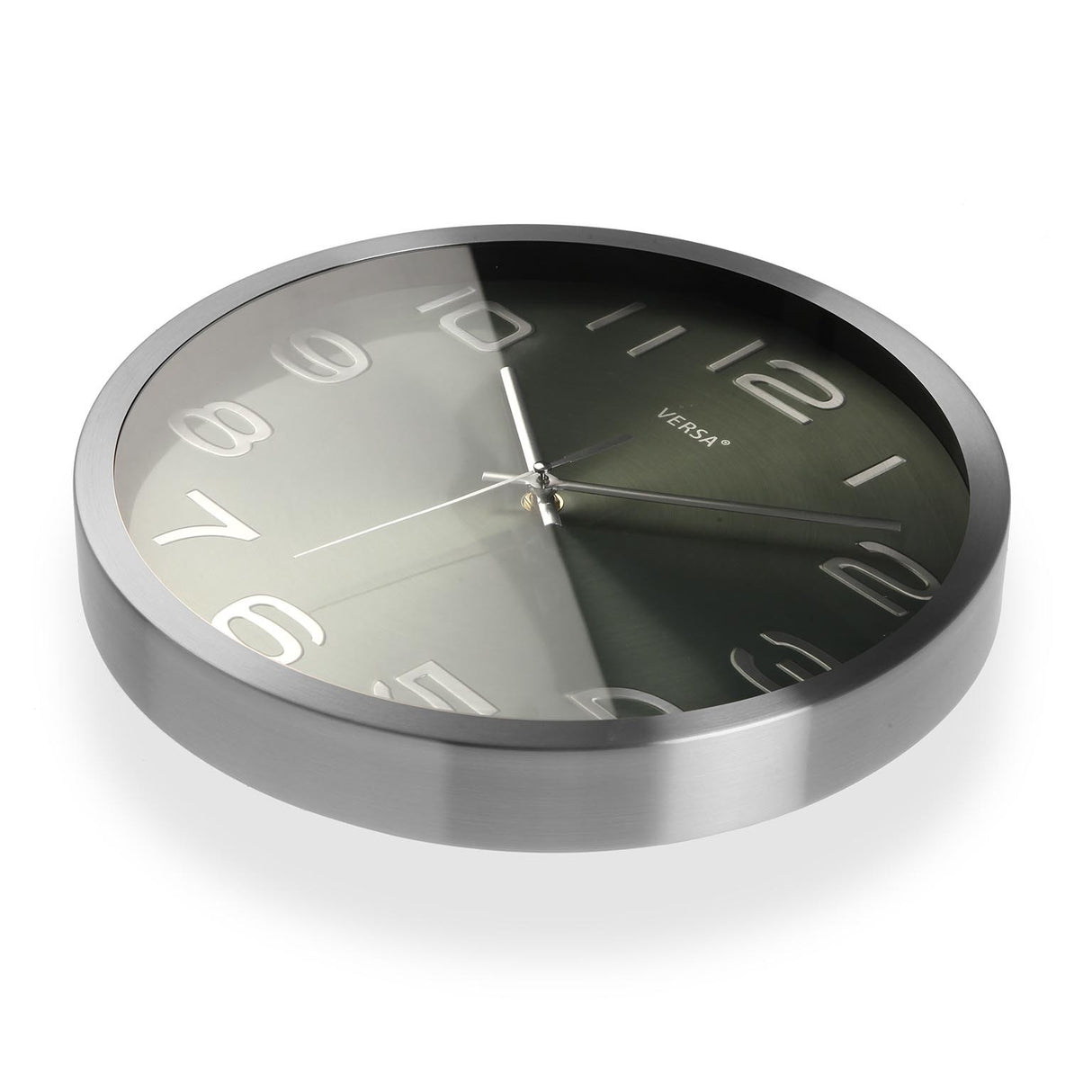 versa versa orologio da parete d 30 cm alluminio verde ean 8420327526823